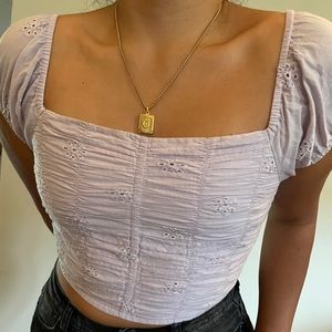 Lavander Off Shoulder Top